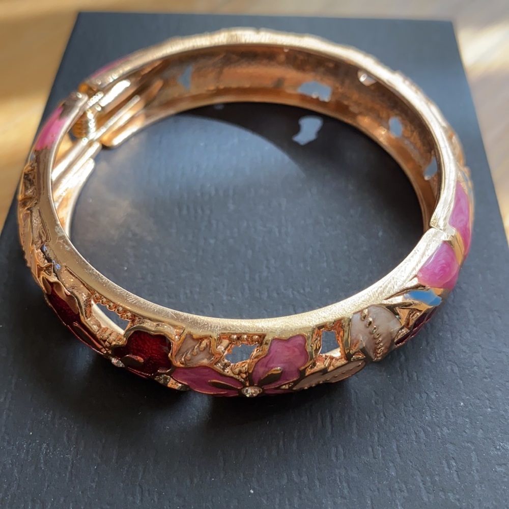 Multicolored Bangle Bracelet - image 2